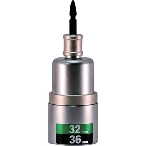 MUSTTOOL 軸交換式落下防止ダブルソケット6角 差込6.35x対辺32/36mm×全長145mm RBS3236I-6K 19960