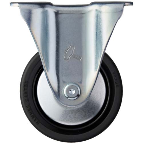 ハンマー プレート式キャスター 固定 車輪径75mm ウレタン車輪(ナイロンホイール・ラジアルボールベアリング) 400SR-FHU75