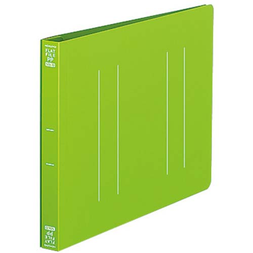 KOKUYO フラットファイル(PP) A5横 黄緑 1冊 フ-P17YG 42335078