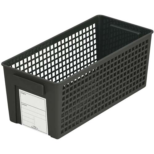 inomata トリムバスケット スリムブラック 4670-BLK