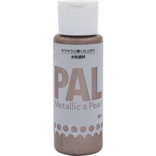 ニッぺ 水性メタリック&パール調塗料 PAL 55ML シャンパンゴールド 403P014 4976124350153