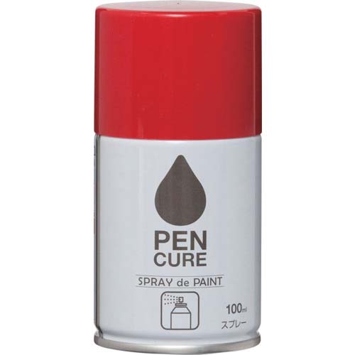 ニッぺ ペンキュア SPRAY de PAINT 100ml レッド HB004-100 4976124354090