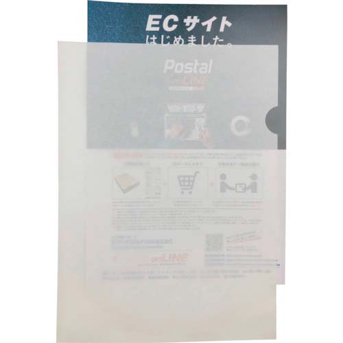 ダイオーミウラ 中身がみえる紙ファイル エコファ(100枚入) 78000652