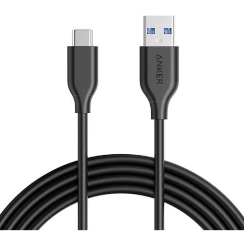 Anker PowerLine USB-C&USB-Aケーブル(USB3.0対応)1.8m ブラック A8166011