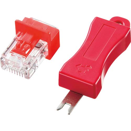 SANWA RJ-45プラグロック ADT-RJ45LOCK