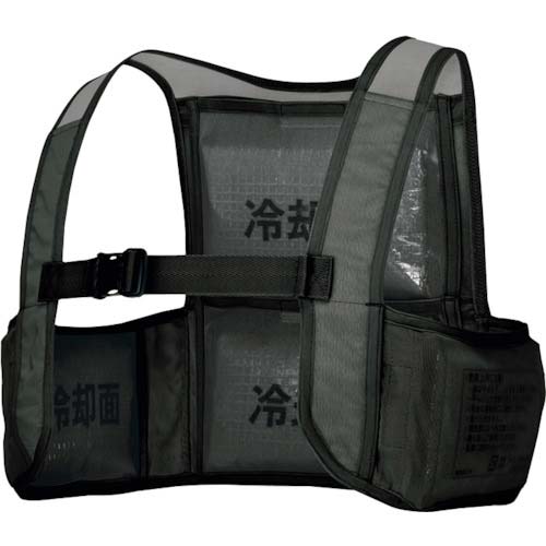 アイトス 【2025年夏 今季在庫限りで完売】 アイスベスト(アイスパック4個付) ブラック S AZ865948-010-S