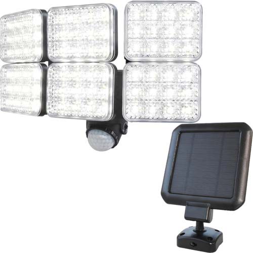 大進 LEDソーラーセンサーライト6灯式 極 DLS-10T600