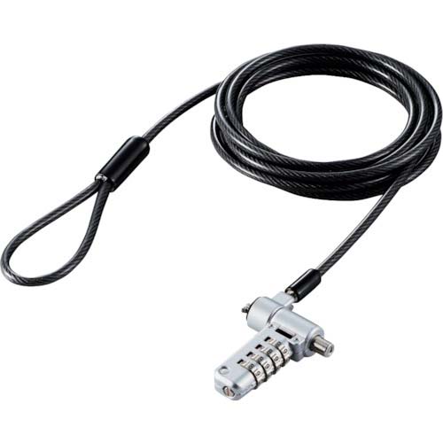 ELECOM セキュリティワイヤーロック ダイヤルシリンダー錠 マルチ用 ESL-404