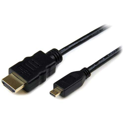 StarTech ディスプレイ変換ケーブル/Micro HDMI - 1.4/1m/4K30Hz/ブラック/ビデオコンバーター HDADMM1M