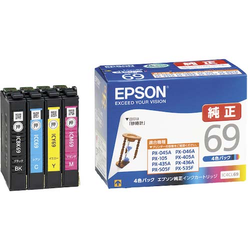 EPSON 純正インクカートリッジ IC69 IC4CL69