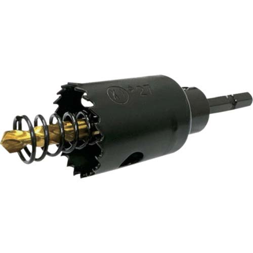 KIドリル 六角軸ツバナシバイメタルホルソー21 KBR-21