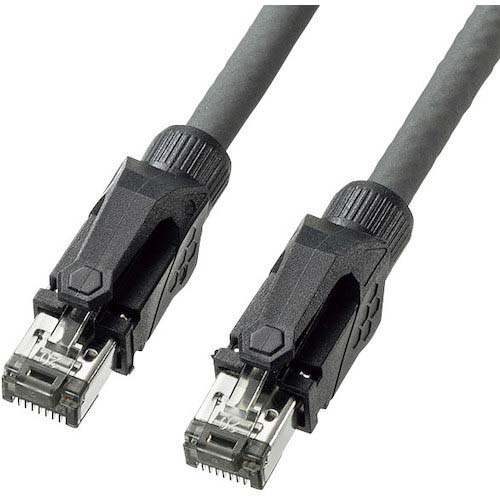 SANWA カテゴリ6A STP LANケーブル KB-T6ASTP-02GY