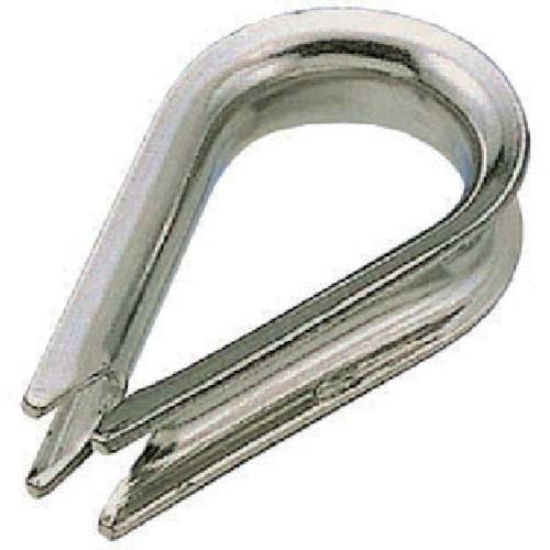 水本 フック ステンレス 板シンブル 使用ロープ径2.5mm KRN-2.5