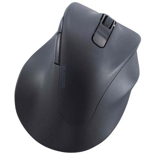 ELECOM マウス EX-G 右手専用 Sサイズ Bluetooth 5ボタン 抗菌 静音設計 ブラック M-XGS30BBSKBK