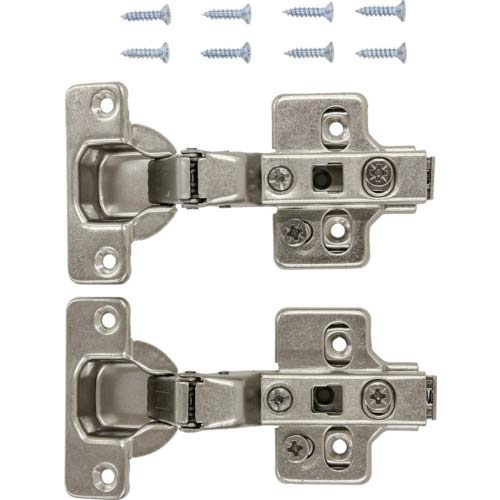 WAKI スライド丁番2個セット NS‐3552 2P 35mm インセット キャッチ付きX2 NS3552