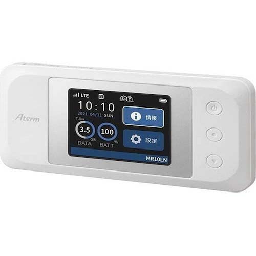 Aterm NECプラットフォームズ MR10LN SW SIMフリーモバイルルーター PA-MR10LN-SW