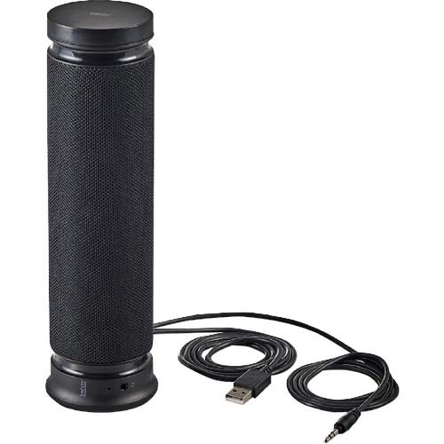 ELECOM ミニサウンドバースピーカー「behav」 SP-PCBS01UBK