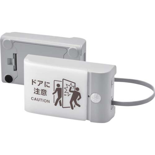 KING JIM 扉につけるお知らせライト有線タイプ ライトグレー 単3電池×6本 電池寿命約2年 TAL15-LG