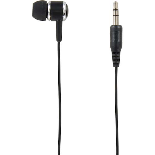 YAZAWA カナル型片耳イヤホン1Mステレオプラグブラック TMS1061BK