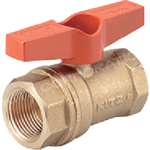 KITZ 黄銅製ボールバルブ Tボール TT型 15A(1/2B) TT1/2