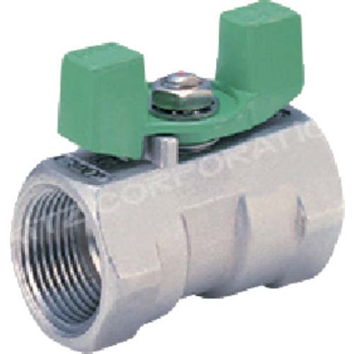 KITZ ステンレス製ねじ込みボール UTKMW型 15A(1/2インチ) UTKMW1/2