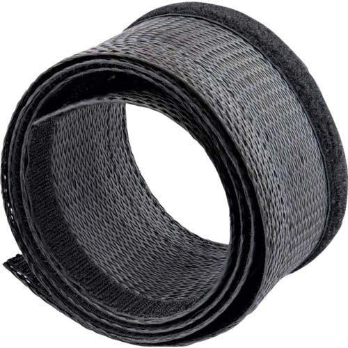 StarTech ケーブル収納カバー/3m/直径3cm/ポリエステル編組メッシュ素材/DIY切断可能/ケーブル配線保護チューブ WKSTNCMFLX
