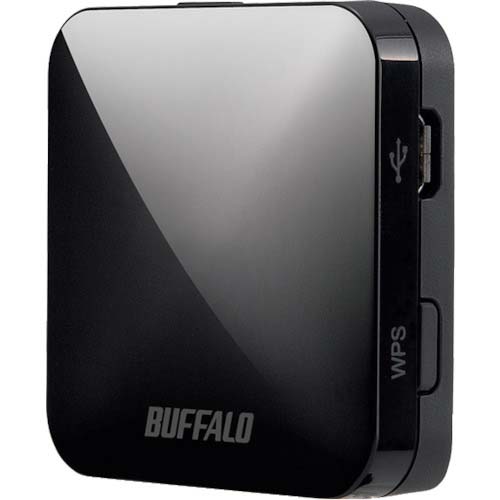 BUFFALO 無線LAN親機 11ac/n/a/g/b 433/150Mbps トラベルルーター ブラック WMR-433W2-BK