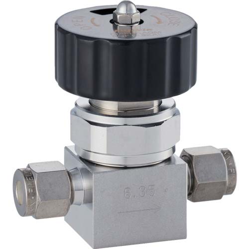 Fujikin SUS鋼製ダイレクトダイヤフラムバルブ_1MPa_FUND-91G FUND-91G-6.35