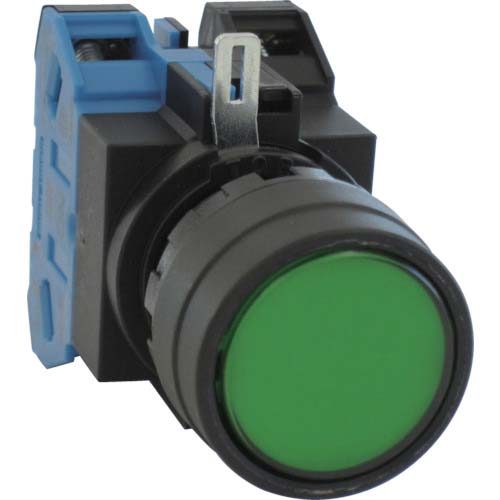 IDEC Φ22丸形照光押しボタンスイッチ HW1L-M110Q4G