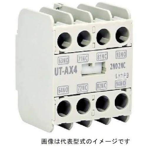 三菱電機 補助接点ユニット UT-AX4 4A