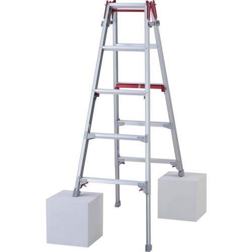 ハセガワ 脚部伸縮脚立 シャガマン 5段(10902) RYR-15A