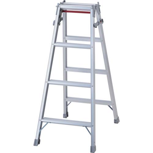ハセガワ アルミはしご兼用脚立 標準タイプ ワンタッチバー RDー12(10928) RD-12C