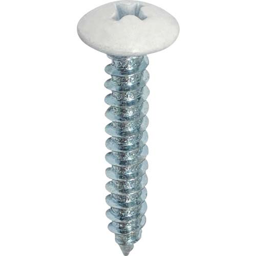 DAIDOHANT タッピングねじ トラス頭 白 4×40mm 12本入 00081784