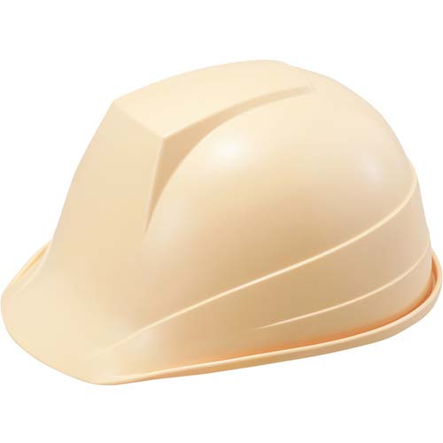 タニザワ ヘルメット ST#189-GZ(EPA) 溝付 PC製 帽体クリーム 189-GZ-C1