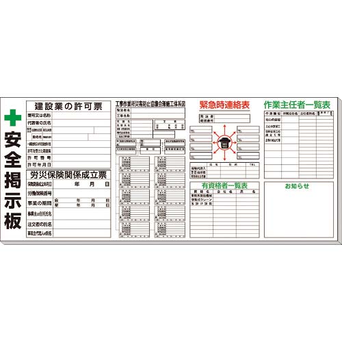 ユニット ◎土木用掲示板 313-906B