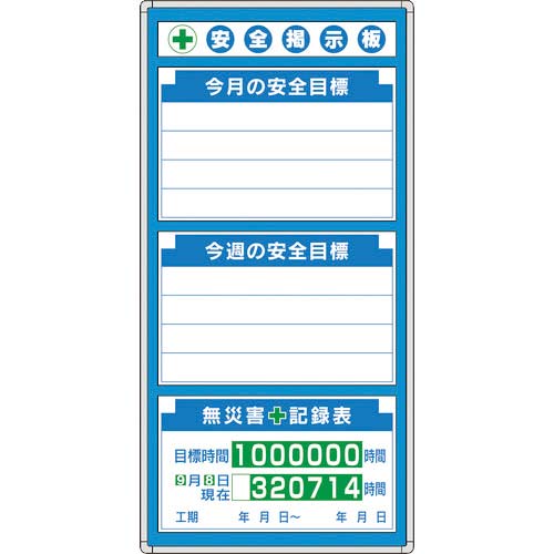 ユニット ◎G安全掲示板 表示板セット 314-01A