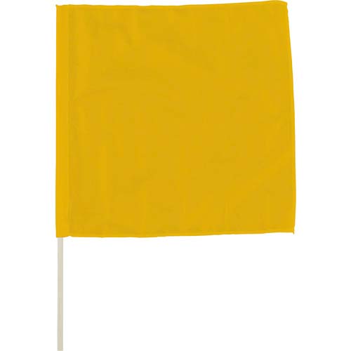 ユニット 手旗 黄 面ファスナー付 372-23A