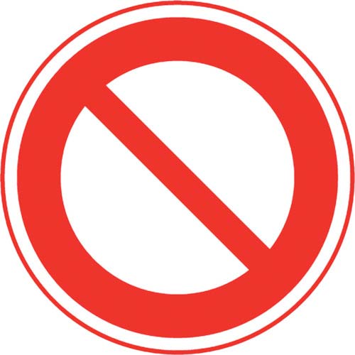 ユニット 道路用標識 車両通行止め 395-261