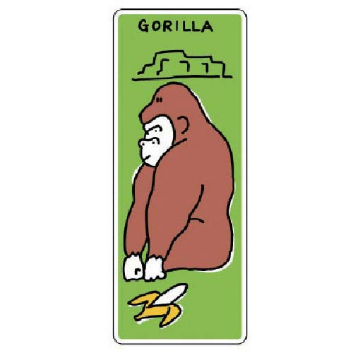 ユニット ジョイシール ゴリラ PVCステッカー 1000×400mm 910-06