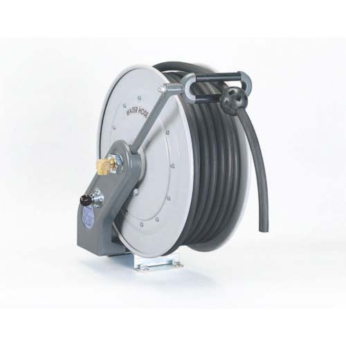 ハタヤ 自動巻水用ホースリール15m 内径φ15.9 ラバーホース NWLM-R155