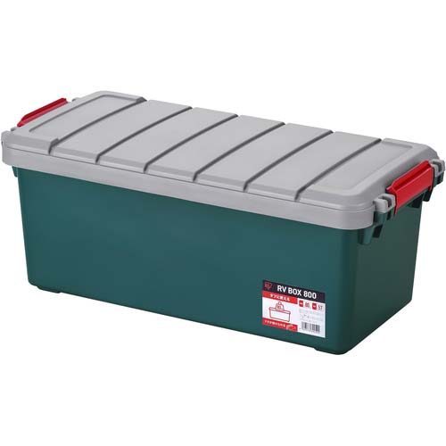 アイリスオーヤマ 299972 RVBOX800 グレー/ダークグリーン RV800R-M