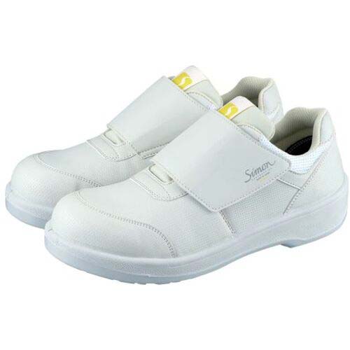 シモン 静電保護靴 短靴 8918白 24.5cm 8918WHSEIDEN-245