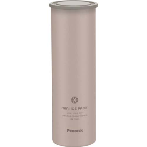 ピーコック魔法瓶 ミニアイスパック ベージュ 携帯氷のう ABB-16-C