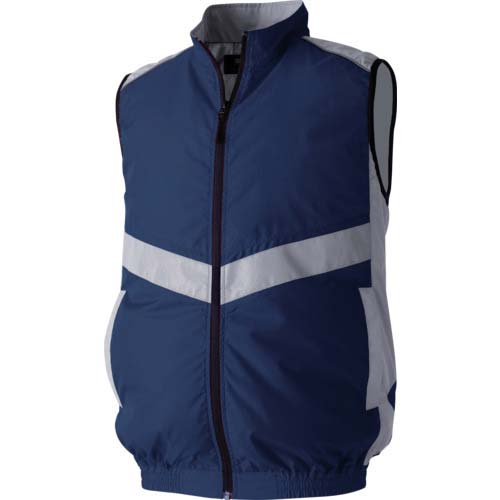 空調服 空調服 ベスト(反射テープ付き) ネイビー L KU92514N80S3