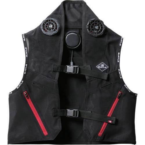 BURTLE 冷却ベスト アイスクラフト IC101S-35-XL ブラック