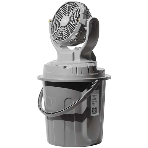 SHOWA ミスト付き扇風機 【2025年メーカー今季完売】ミストワークファン N25-01