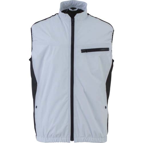 【廃番】サンコー 圧倒的に冷える「冷蔵服4」 シルバーグレー3L バッテリーセット TKCV25SGY3LSP