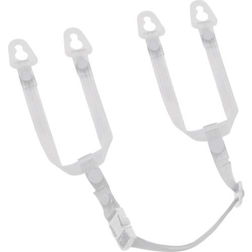 タジマ ヘルメット あご耳紐セット ビニール クリア HASVC