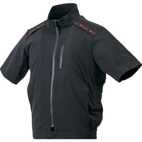 ハラダ 半袖ブルゾン空調服 EX.WORKERS ブラック M 33700513