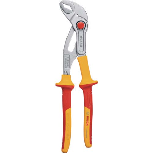 ボッシュ 絶縁ウォーターポンププライヤー 全長250mm 1600A02NE5